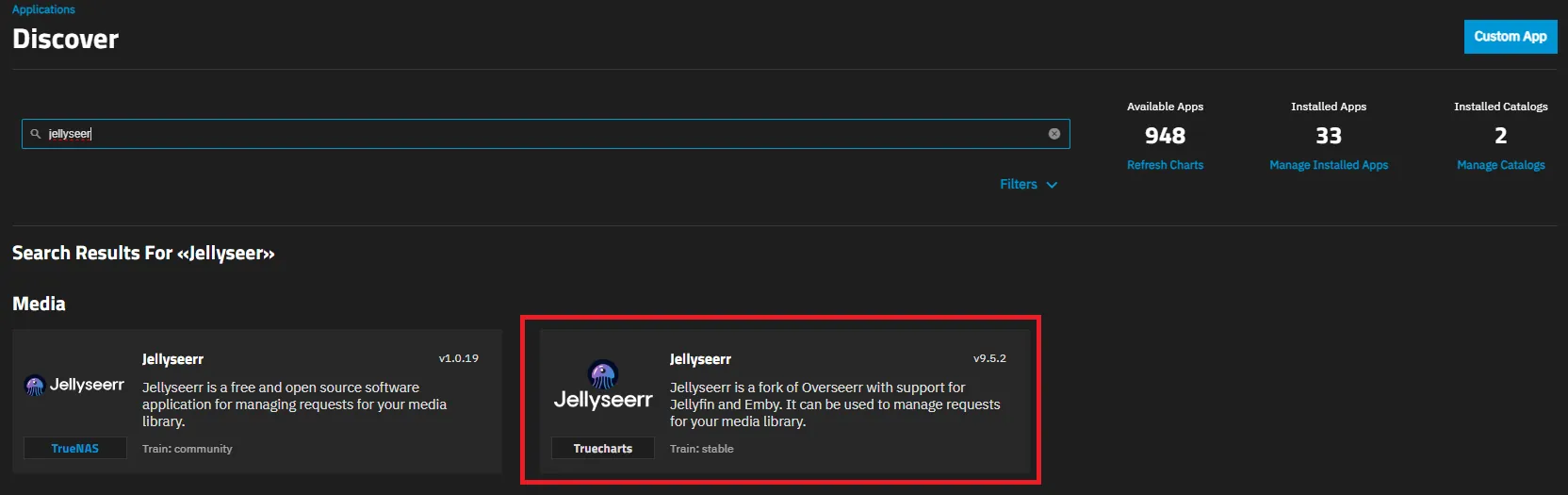Search Jellyseer