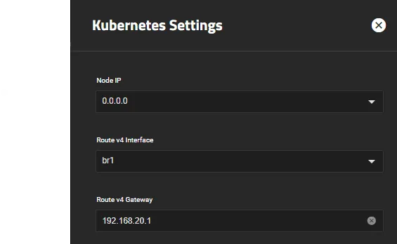 Kubernetes Settings 