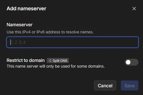 tailscale-nameserver